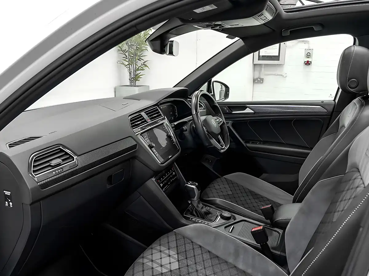 Used 2021 Volkswagen Tiguan R-Line White - Interior and Exterior details 18