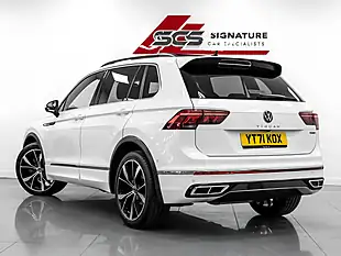 Used 2021 Volkswagen Tiguan R-Line White - Interior and Exterior details 4