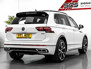 Used 2021 Volkswagen Tiguan R-Line White - Interior and Exterior details 5