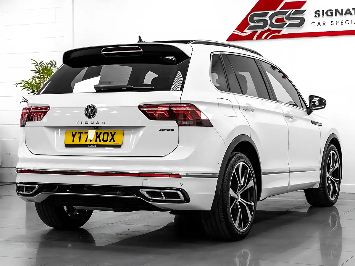 Used 2021 Volkswagen Tiguan R-Line White - Interior and Exterior details 5
