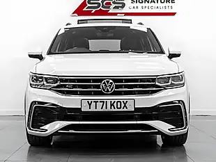 Used 2021 Volkswagen Tiguan R-Line White - Interior and Exterior details 6