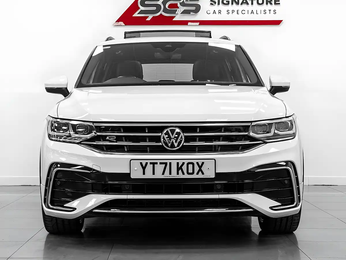 Used 2021 Volkswagen Tiguan R-Line White - Interior and Exterior details 6