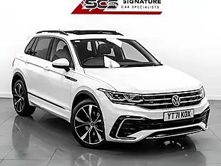 Used 2021 Volkswagen Tiguan R-Line White - Interior and Exterior details 8