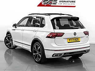 Used 2021 Volkswagen Tiguan R-Line White - Interior and Exterior details 9