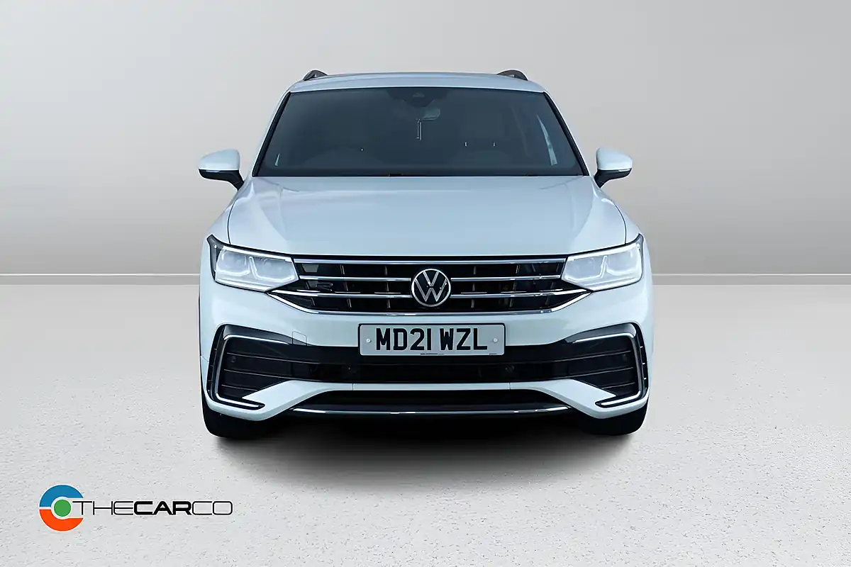 Used 2021 Volkswagen Tiguan R-Line White - Interior and Exterior details 3