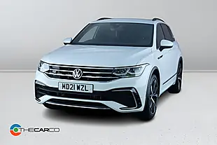 Used 2021 Volkswagen Tiguan R-Line White - Interior and Exterior details 4