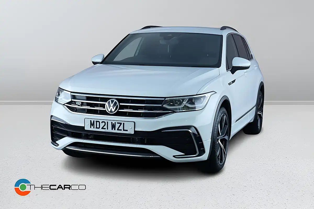 Used 2021 Volkswagen Tiguan R-Line White - Interior and Exterior details 4