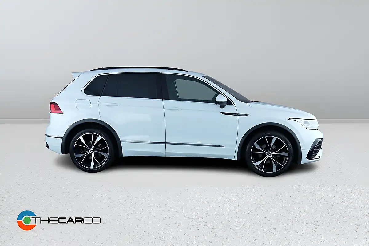 Used 2021 Volkswagen Tiguan R-Line White - Interior and Exterior details 6