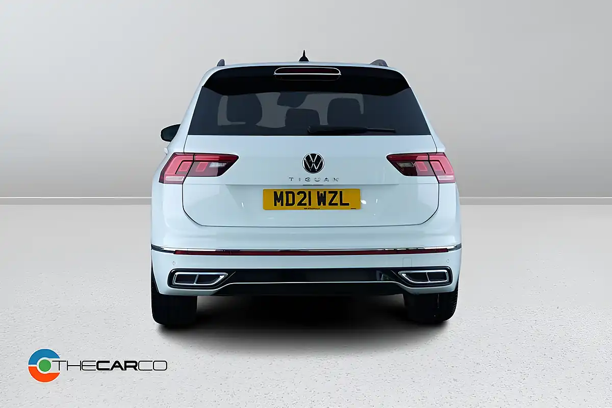 Used 2021 Volkswagen Tiguan R-Line White - Interior and Exterior details 7