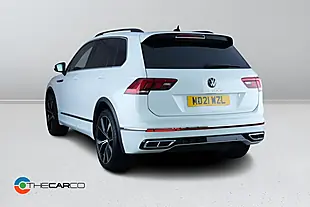 Used 2021 Volkswagen Tiguan R-Line White - Interior and Exterior details 8