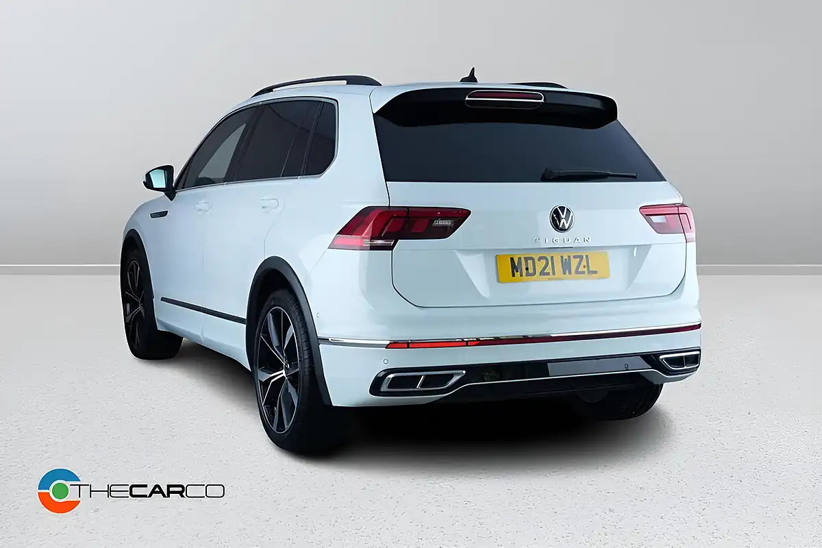 Used 2021 Volkswagen Tiguan R-Line White - Interior and Exterior details 8