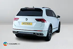 Used 2021 Volkswagen Tiguan R-Line White - Interior and Exterior details 9