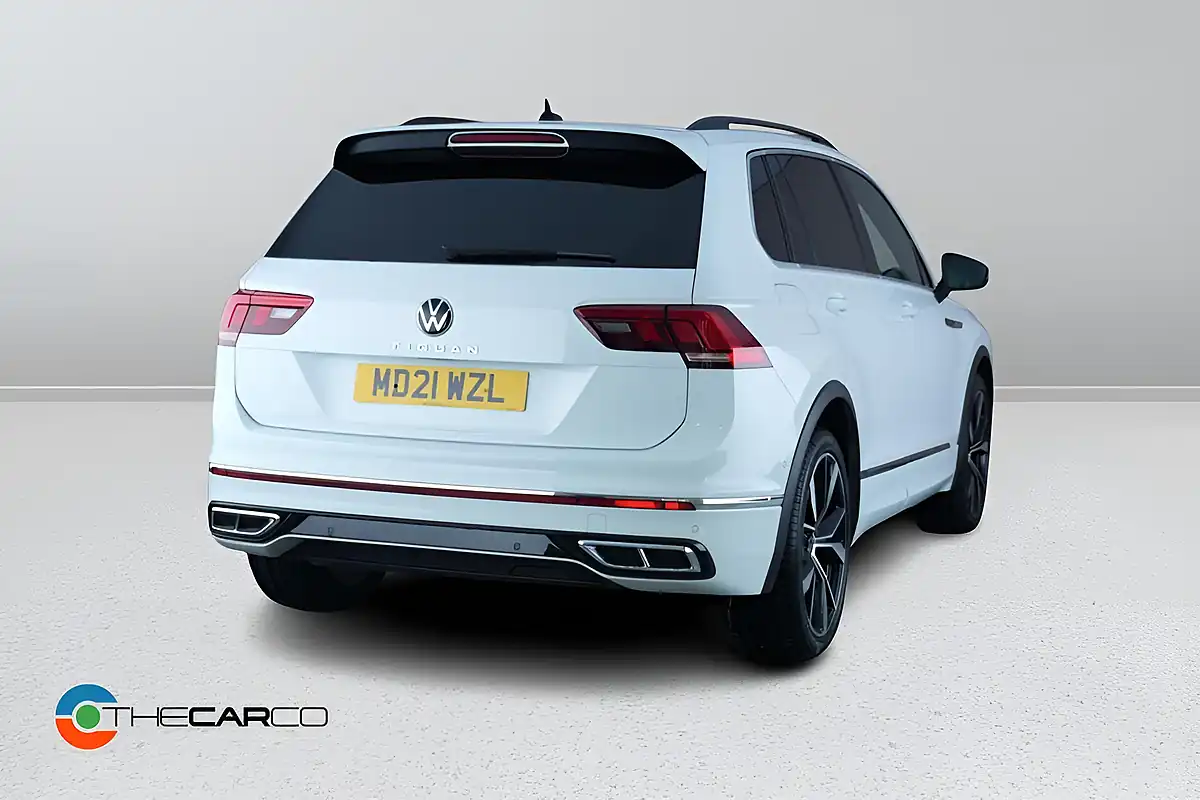 Used 2021 Volkswagen Tiguan R-Line White - Interior and Exterior details 9