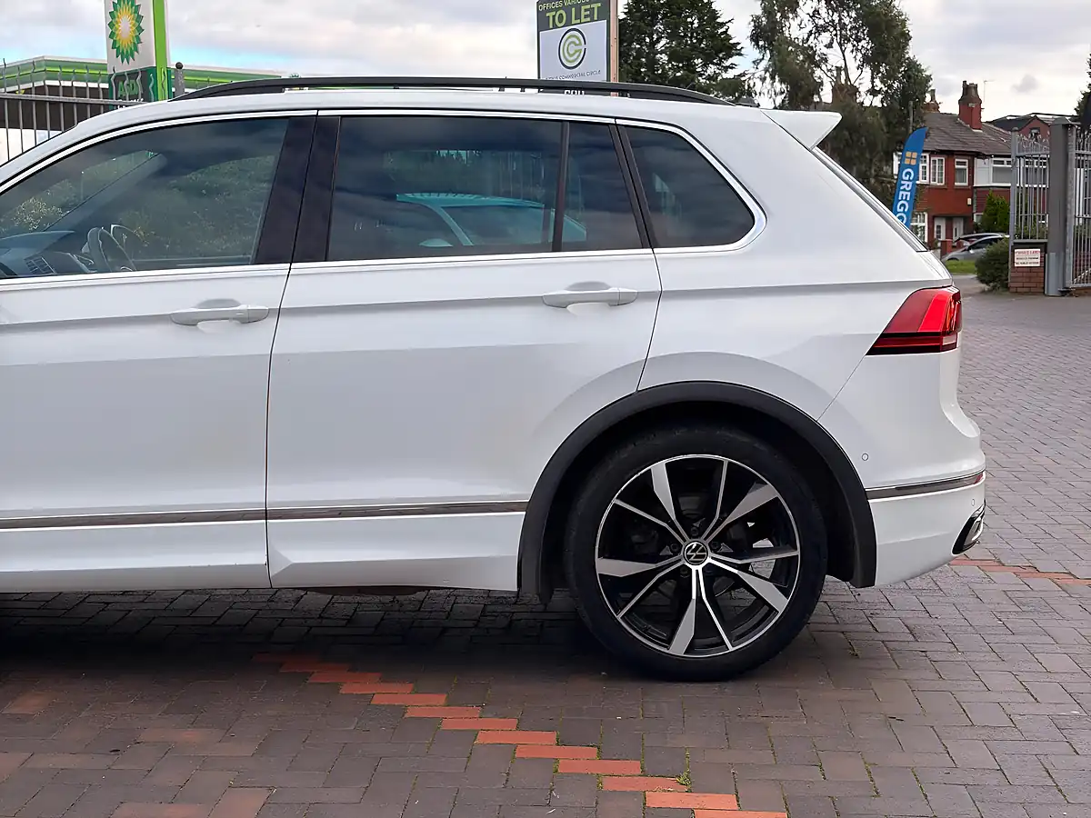 Used 2021 Volkswagen Tiguan R-Line White - Interior and Exterior details 12