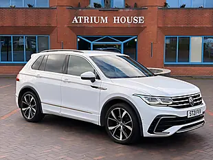 Used 2021 Volkswagen Tiguan R-Line White - Interior and Exterior details 2