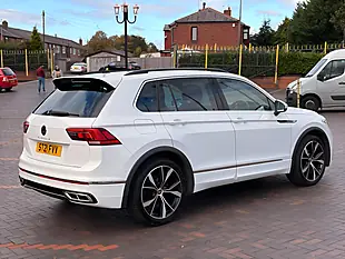 Used 2021 Volkswagen Tiguan R-Line White - Interior and Exterior details 7