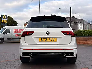 Used 2021 Volkswagen Tiguan R-Line White - Interior and Exterior details 8