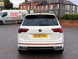 Used 2021 Volkswagen Tiguan R-Line White - Interior and Exterior details 9