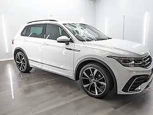 Used 2021 Volkswagen Tiguan R-Line White - Interior and Exterior details 5