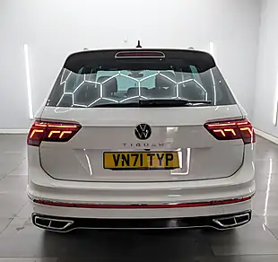 Used 2021 Volkswagen Tiguan R-Line White - Interior and Exterior details 7