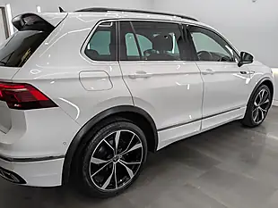 Used 2021 Volkswagen Tiguan R-Line White - Interior and Exterior details 8