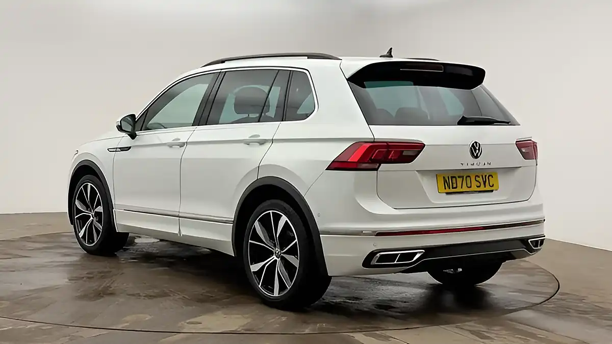 Used 2021 Volkswagen Tiguan R-Line White - Interior and Exterior details 2