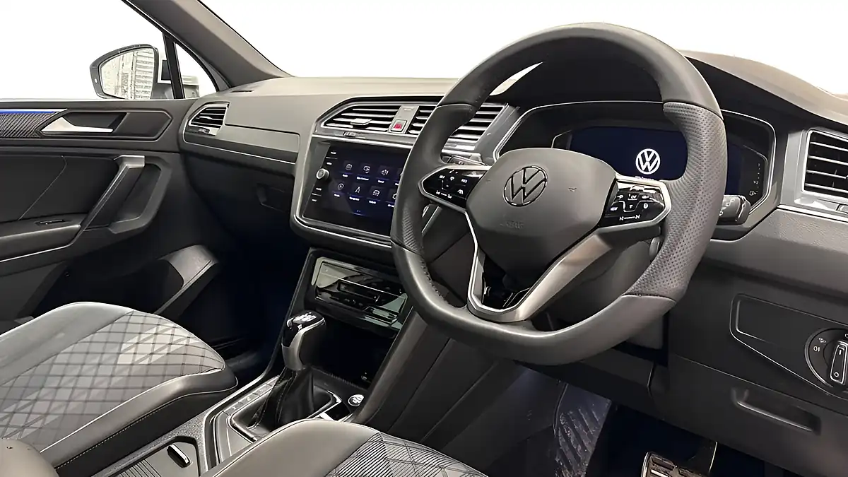 Used 2021 Volkswagen Tiguan R-Line White - Interior and Exterior details 5