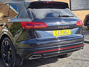 Used 2021 Volkswagen Touareg Black Edition Black - Interior and Exterior details 12