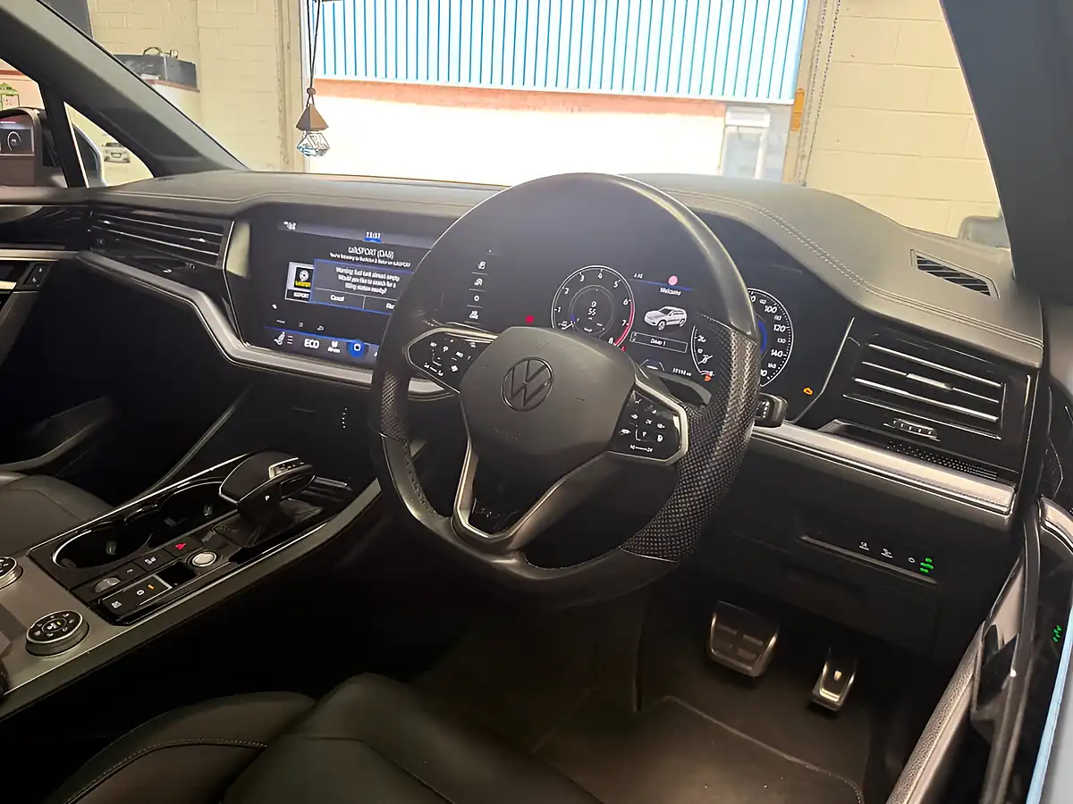 Used 2021 Volkswagen Touareg Black Edition R-Line Silicon Grey - Interior and Exterior details 12
