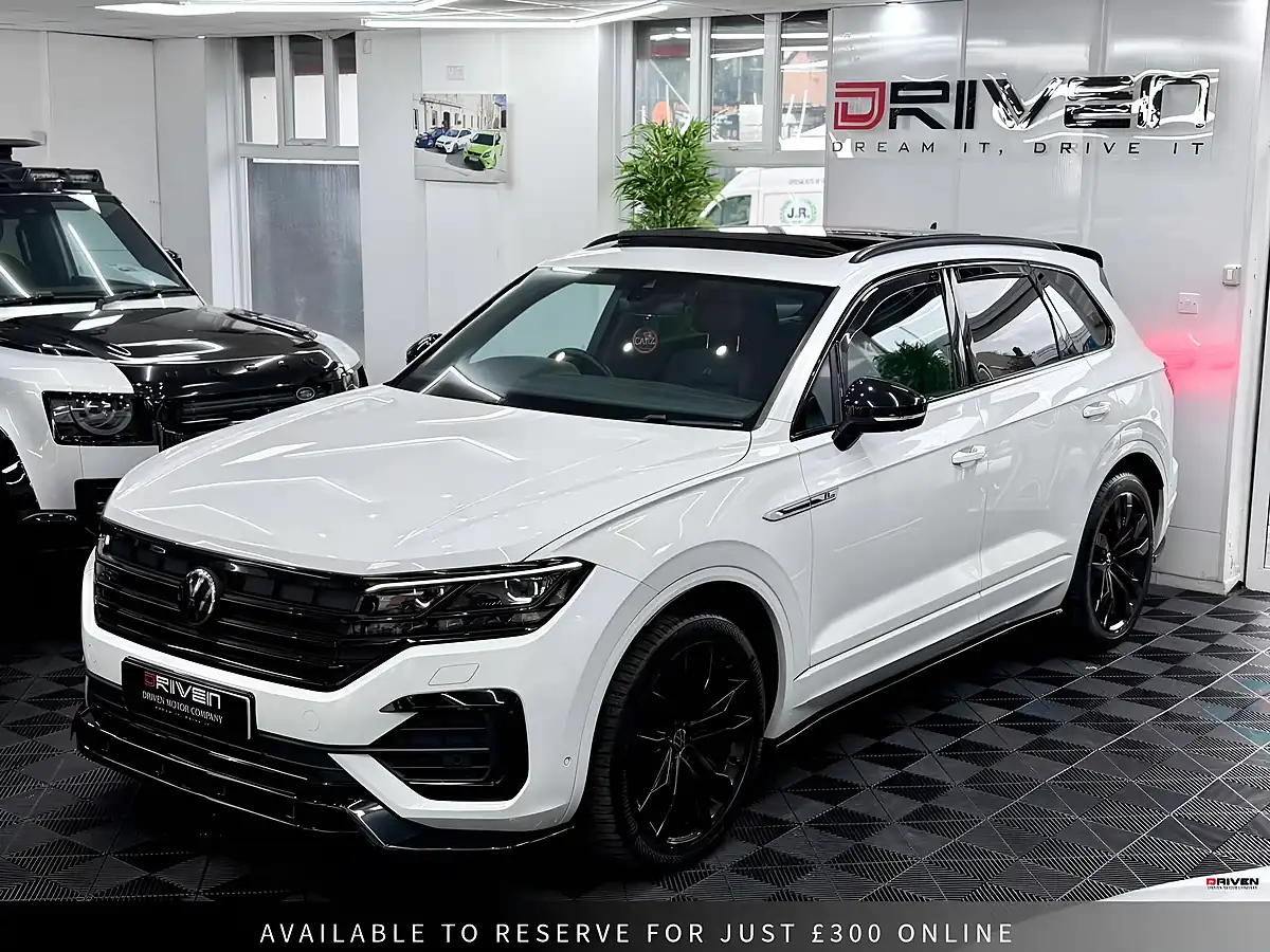 Used 2021 Volkswagen Touareg Black Edition White - Interior and Exterior details 8