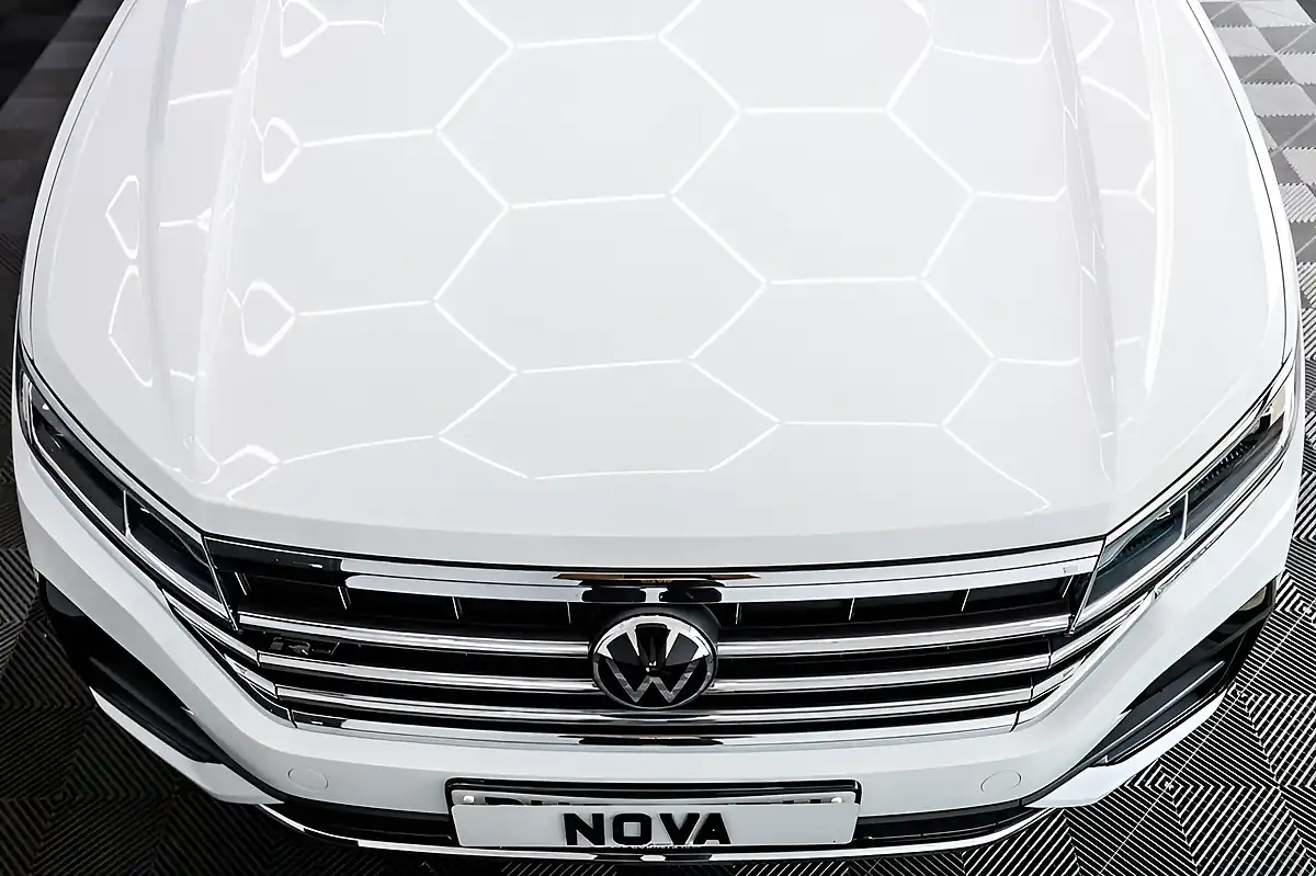 Used 2021 Volkswagen Touareg R-Line Tech Oryx White Metallic - Interior and Exterior details 11