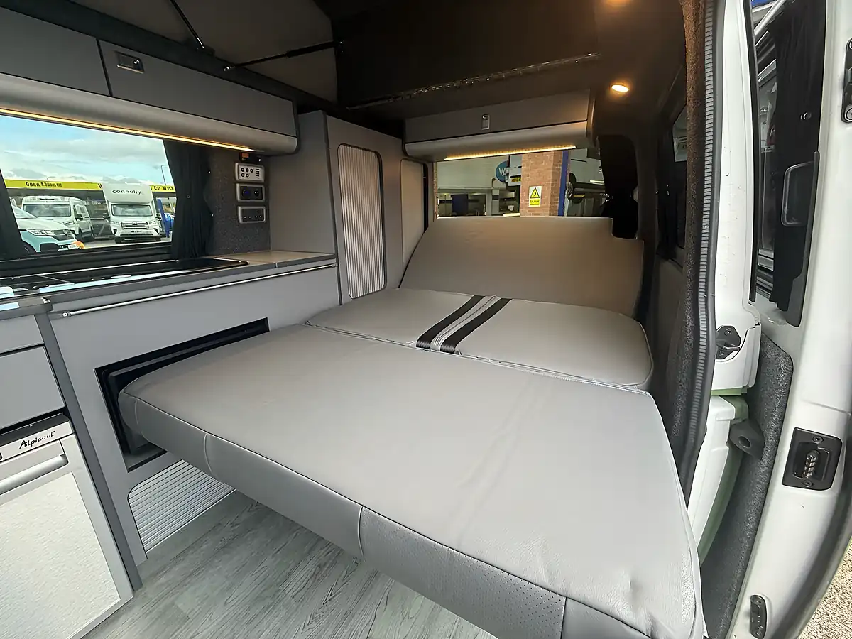 Used 2021 Volkswagen Transporter Camper Tailgate White - Interior and Exterior details 13