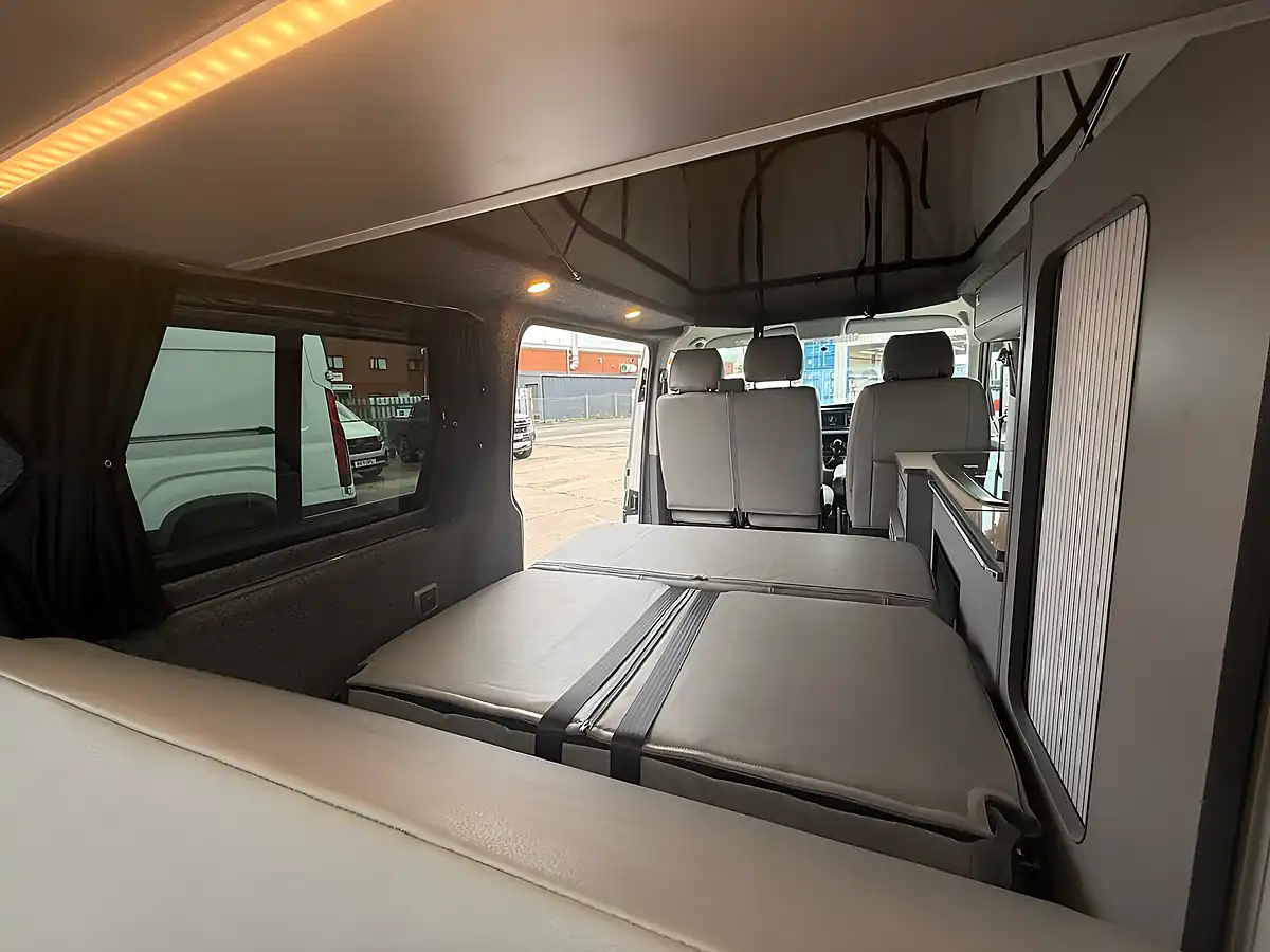 Used 2021 Volkswagen Transporter Camper Tailgate White - Interior and Exterior details 14