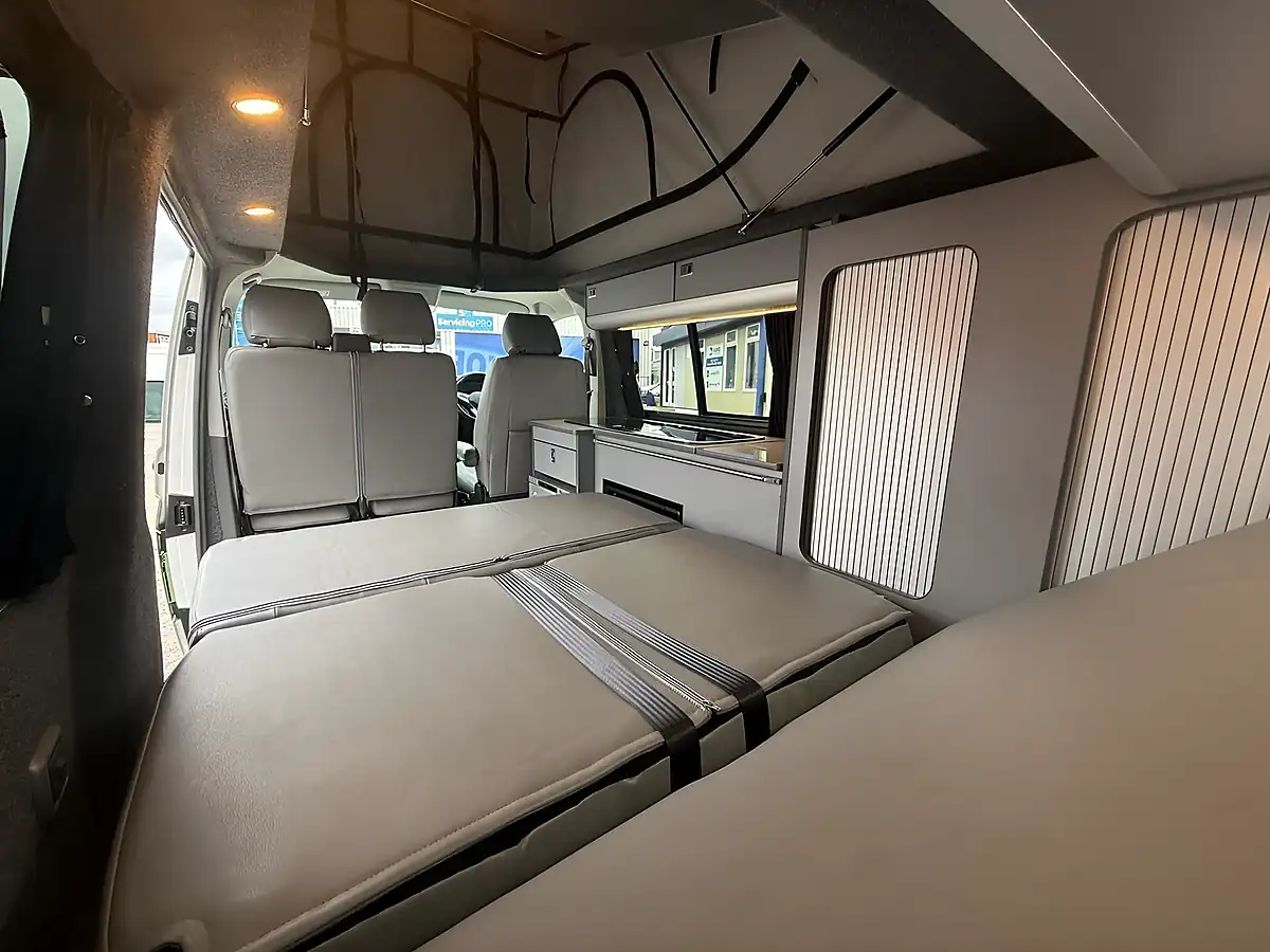 Used 2021 Volkswagen Transporter Camper Tailgate White - Interior and Exterior details 15