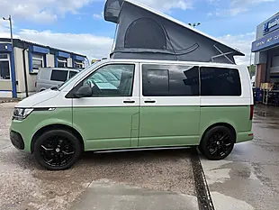Used 2021 Volkswagen Transporter Camper Tailgate White - Interior and Exterior details 2
