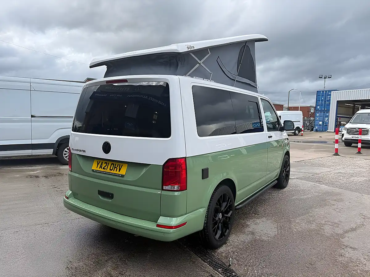 Used 2021 Volkswagen Transporter Camper Tailgate White - Interior and Exterior details 5