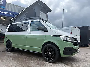 Used 2021 Volkswagen Transporter Camper Tailgate White - Interior and Exterior details 7