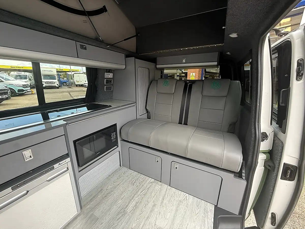Used 2021 Volkswagen Transporter Camper Tailgate White - Interior and Exterior details 9