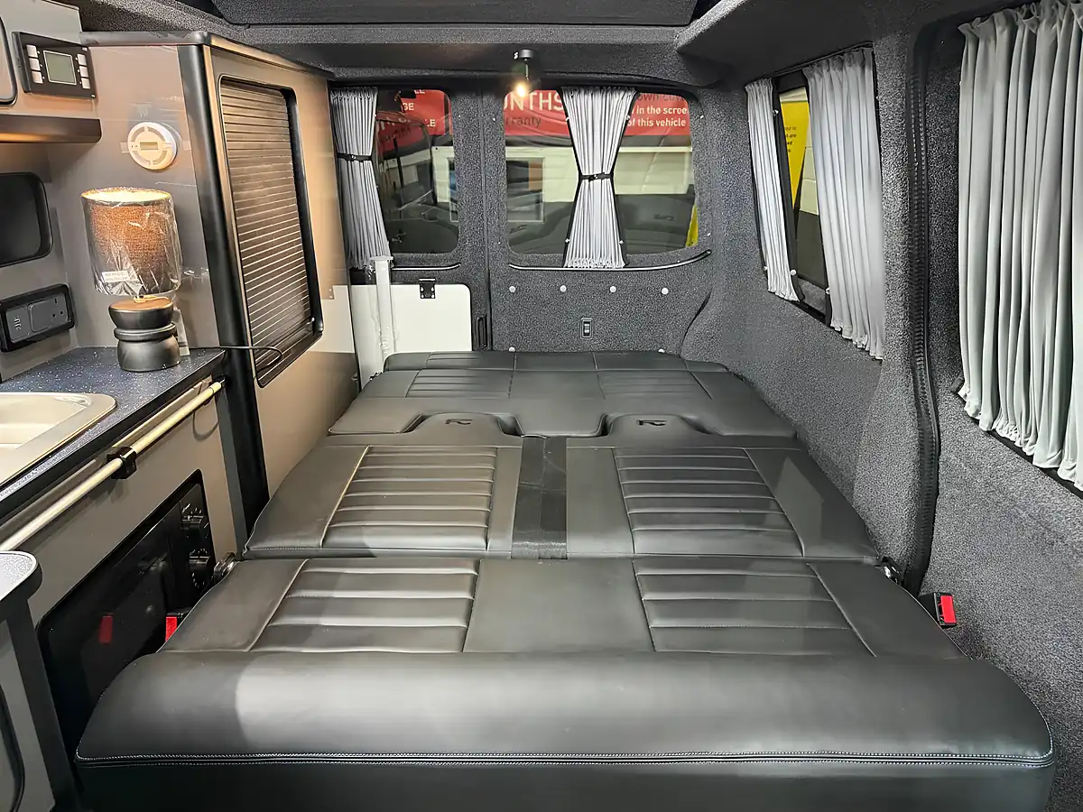 Used 2021 Volkswagen Transporter Campervan Black - Interior and Exterior details 10