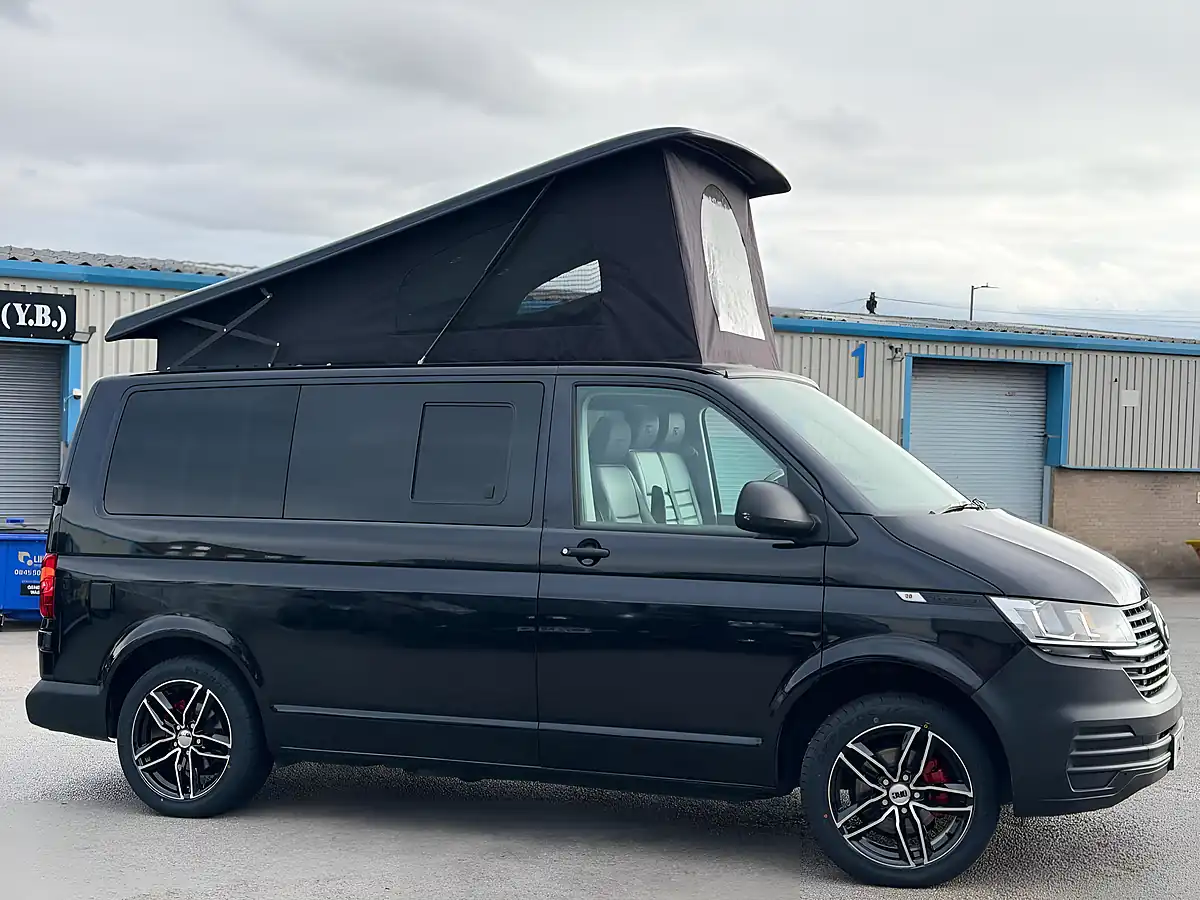 Used 2021 Volkswagen Transporter Campervan Black - Interior and Exterior details 16