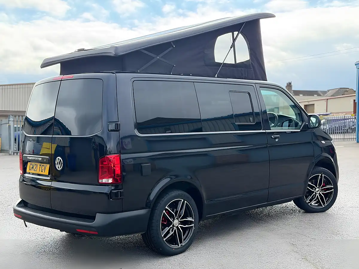 Used 2021 Volkswagen Transporter Campervan Black - Interior and Exterior details 5