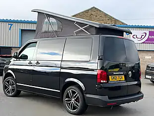 Used 2021 Volkswagen Transporter Campervan Black - Interior and Exterior details 8