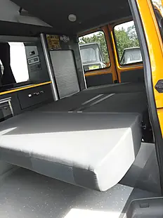 Used 2021 Volkswagen Transporter Campervan Yellow - Interior and Exterior details 15