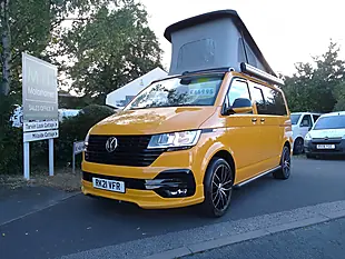 Used 2021 Volkswagen Transporter Campervan Yellow - Interior and Exterior details 2