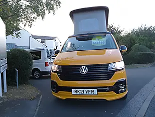 Used 2021 Volkswagen Transporter Campervan Yellow - Interior and Exterior details 3