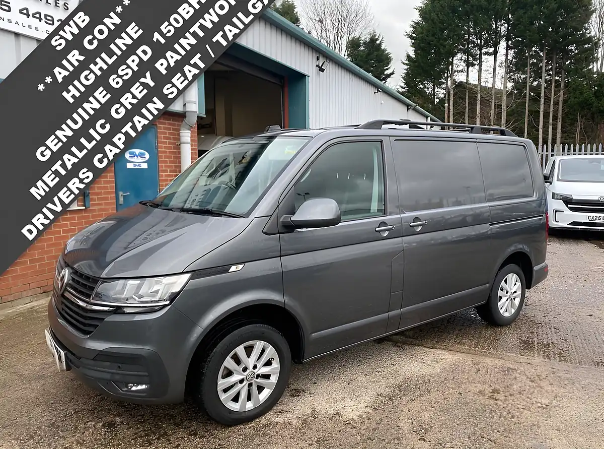 Used 2021 Volkswagen Transporter Highline Grey - Interior and Exterior details 2
