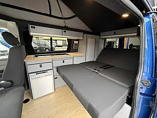 Used 2021 Volkswagen Transporter T28 Camper Blue - Interior and Exterior details 14