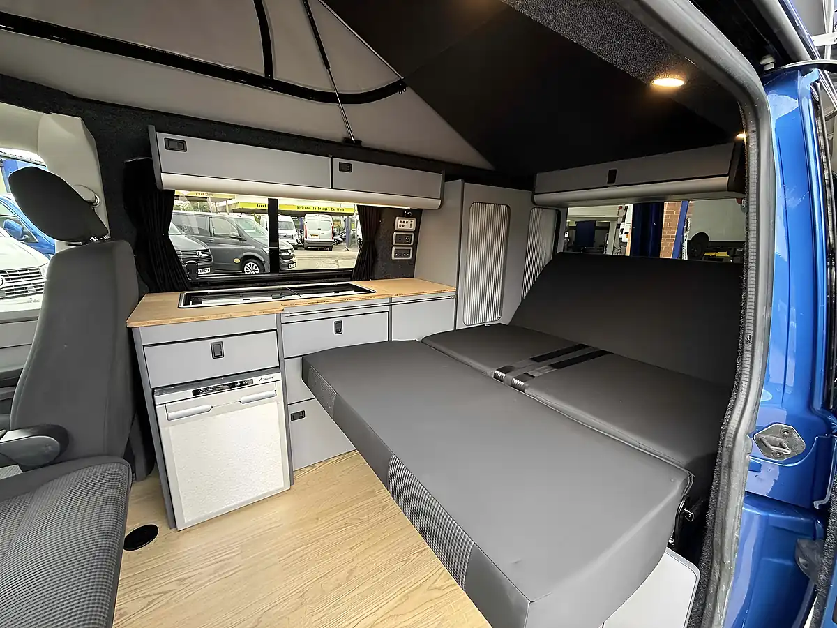 Used 2021 Volkswagen Transporter T28 Camper Blue - Interior and Exterior details 14