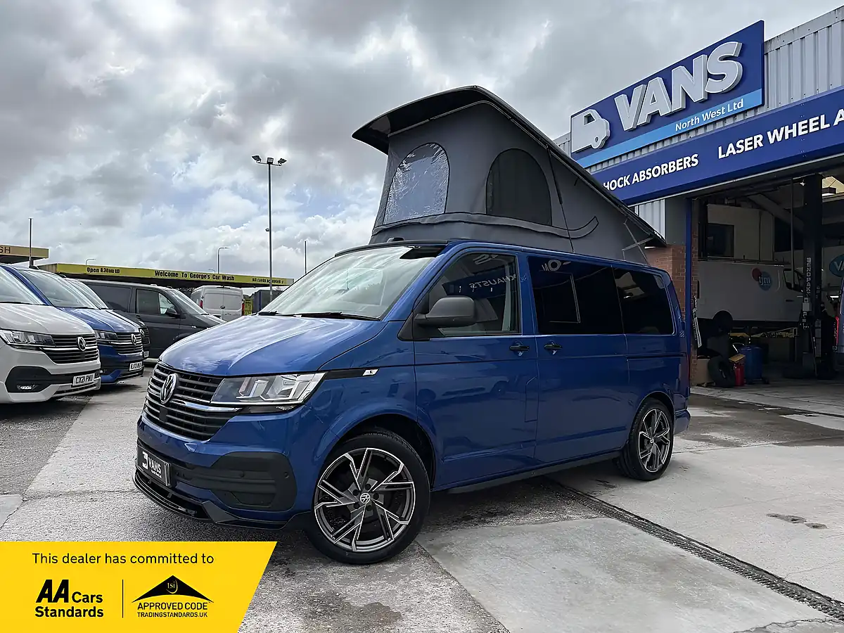 Used 2021 Volkswagen Transporter T28 Camper Blue - Interior and Exterior details 2