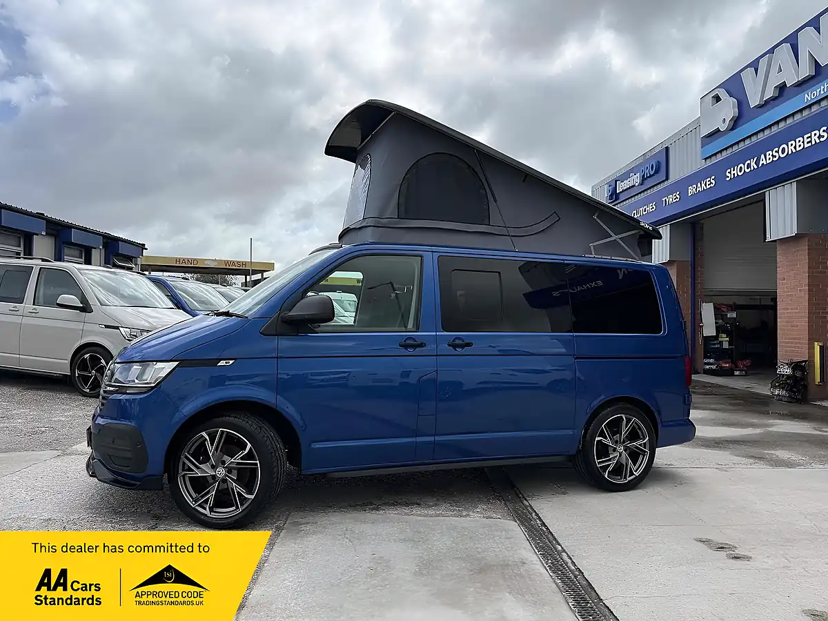 Used 2021 Volkswagen Transporter T28 Camper Blue - Interior and Exterior details 3